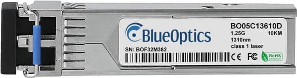 Phoenix Contact FOC-TRX-SFP-1G-LX-IT-kompatibel BlueOptics© SFP-sändtagare för enkelläges gigabit höghastighetsdataöverföringar i fiberoptiska nätverk