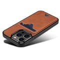 Miniatyrbilde 6 av 7: Kunstskinndeksel med magsafe kortholder iPhone 15 Plus - Brun
