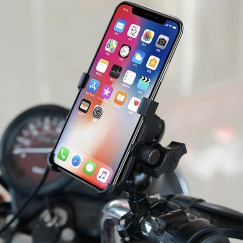 MOTORCYKEL TELEFONHÅLLARE FREEDCONN MC10 + BM2R HUVUDSÖRBESLAG
