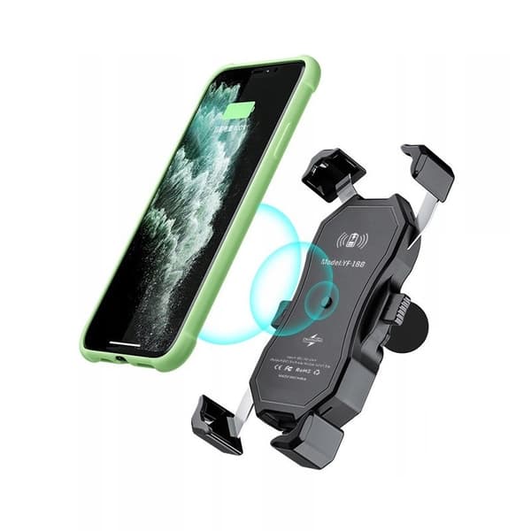 MOTORCYKEL TELEFONHOLDER FREEDCONN MC1W MED INDUKTIV OPLADER