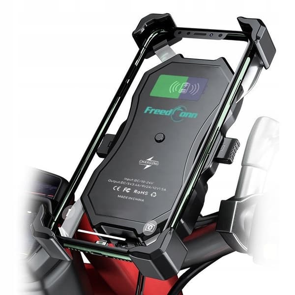 MOTORCYKEL TELEFONHOLDER FREEDCONN MC1W MED INDUKTIV OPLADER