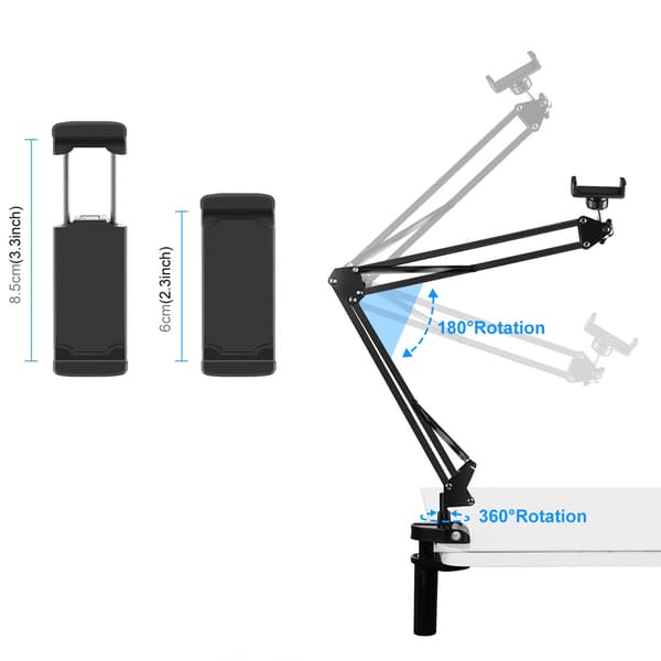 Fleksibelt Bordstativ for smarttelefon