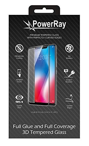 PowerRay Ultra Durable 3D Full Glue Glass PR-3DFGIPH8BL, iPhone 7/8, svart, blister