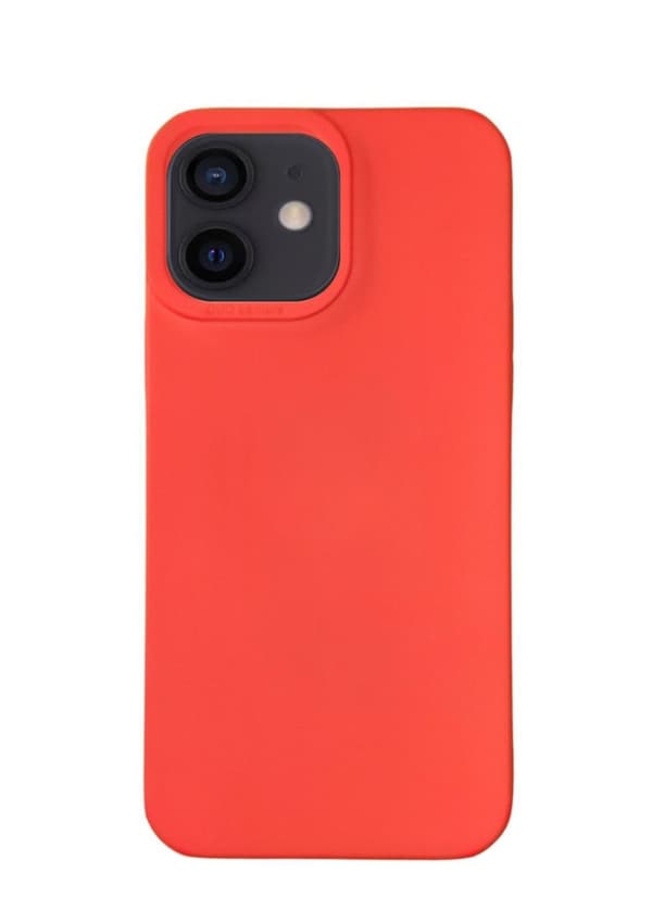 Silikonskal till iPhone 12 mini Skinande röd