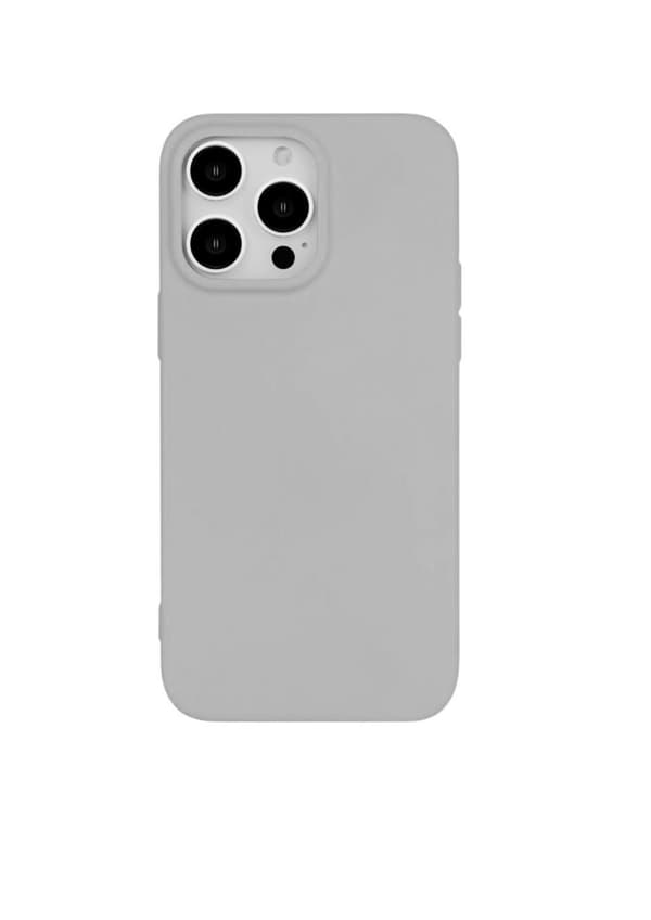 Silikonskal till iPhone 14 Pro Max  Askgrå
