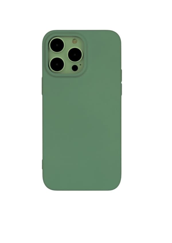 Silikonskal till iPhone 13 Pro Max Mörkgrön