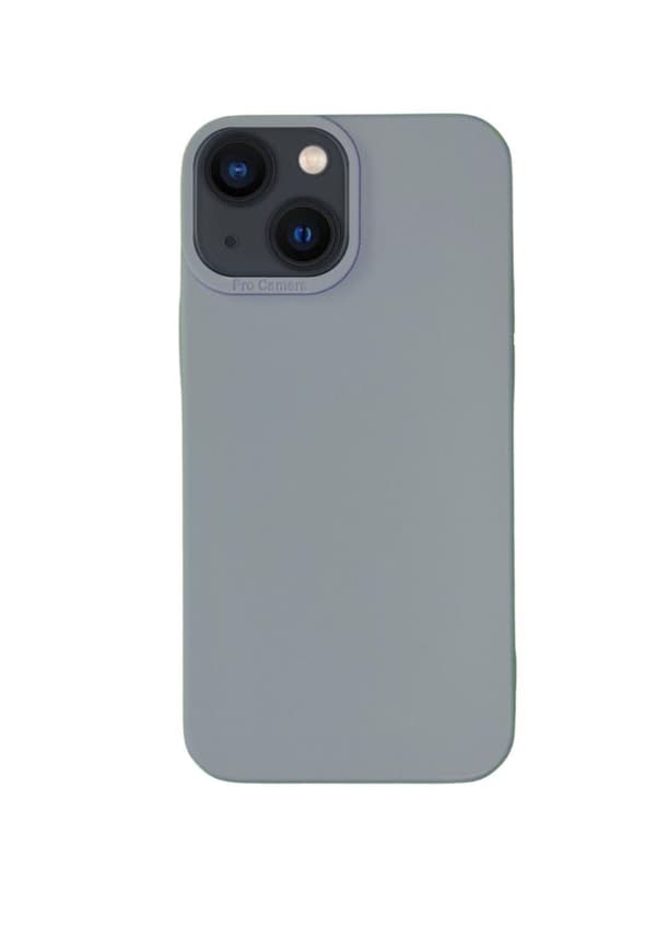 Silikonskal till iPhone 14 Grafit