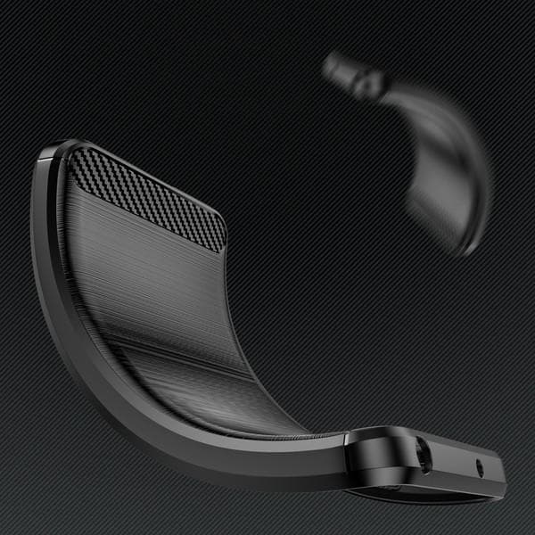 Carbon Case Flexibelt Skal iPhone 14 Pro - Svart