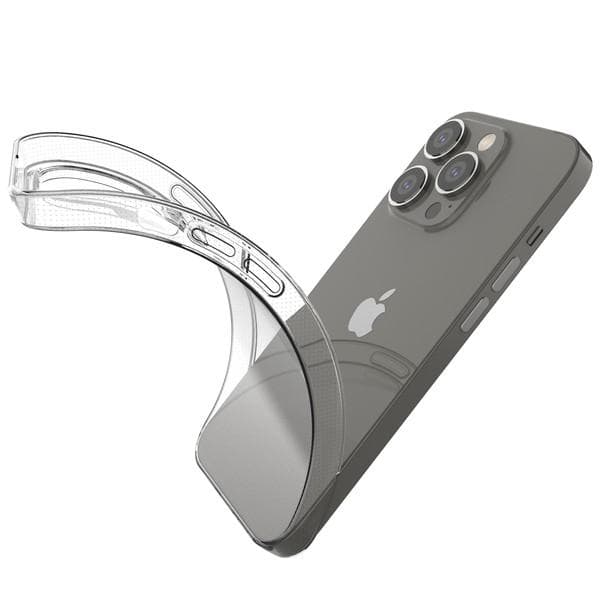 Ultra Clear Flexibelt Skal iPhone 14 Pro - Transparent