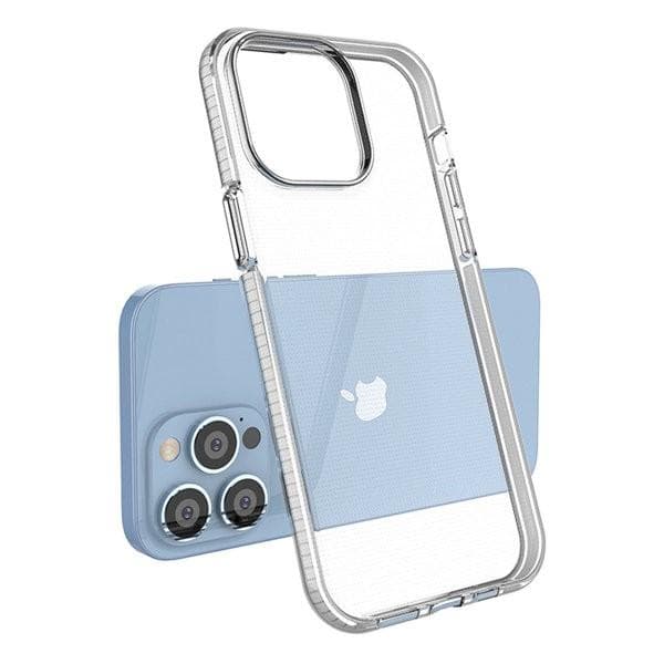 Spring Case Skal med Ram iPhone 14 Pro Max - Transparent/Svart