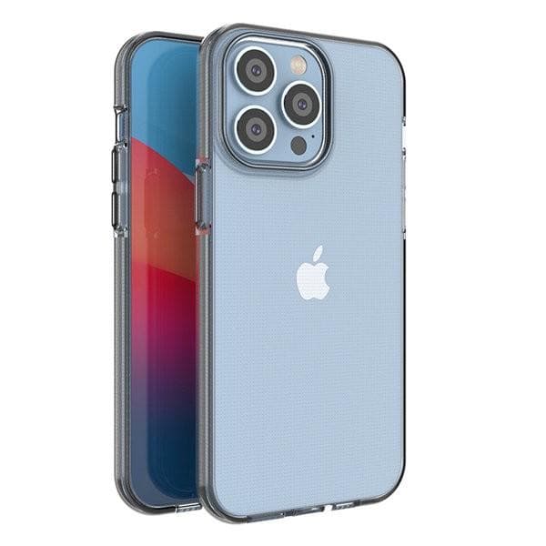 Spring Case Skal med Ram iPhone 14 Pro Max - Transparent/Svart