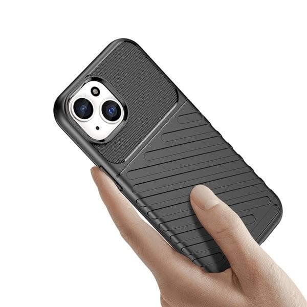 Thunder Case Pansarskal iPhone 15 - Blå