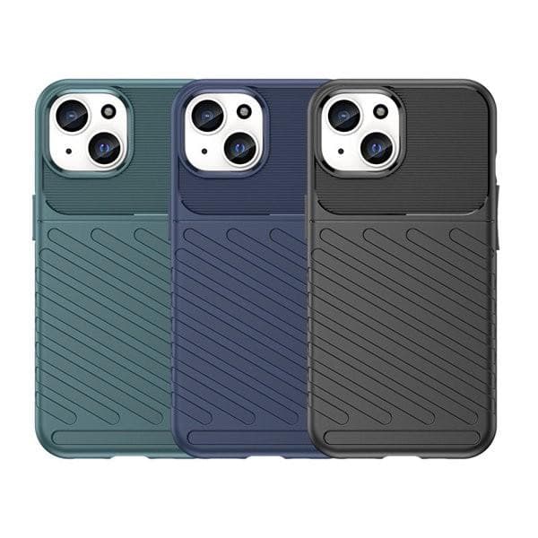 Thunder Case Pansarskal iPhone 15 - Blå