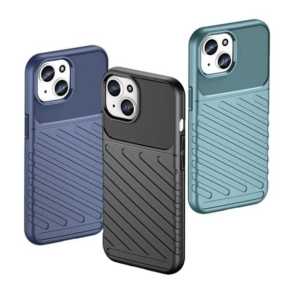 Thunder Case Pansarskal iPhone 15 - Svart