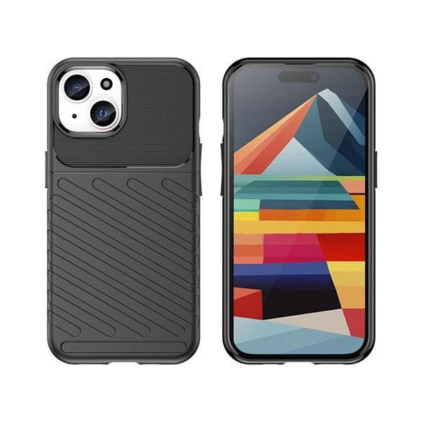 Thunder Case Pansarskal iPhone 15 - Svart