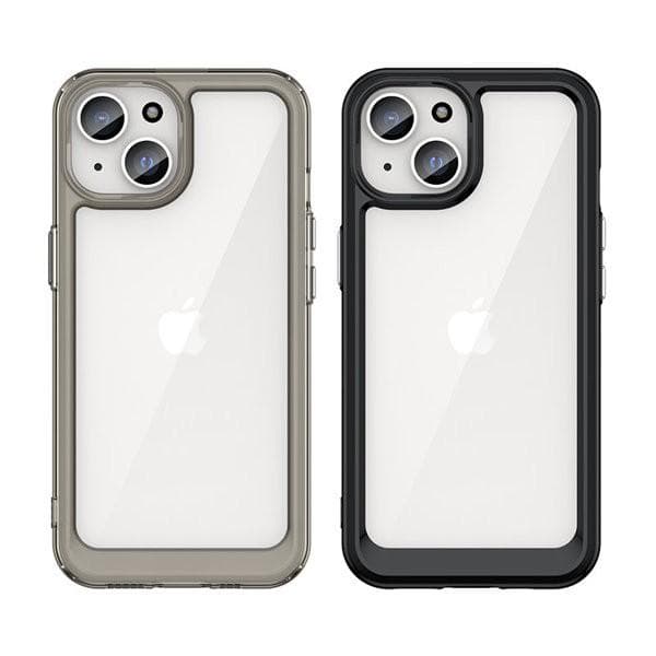 Outer Space Skal med Ram iPhone 15 - Transparent