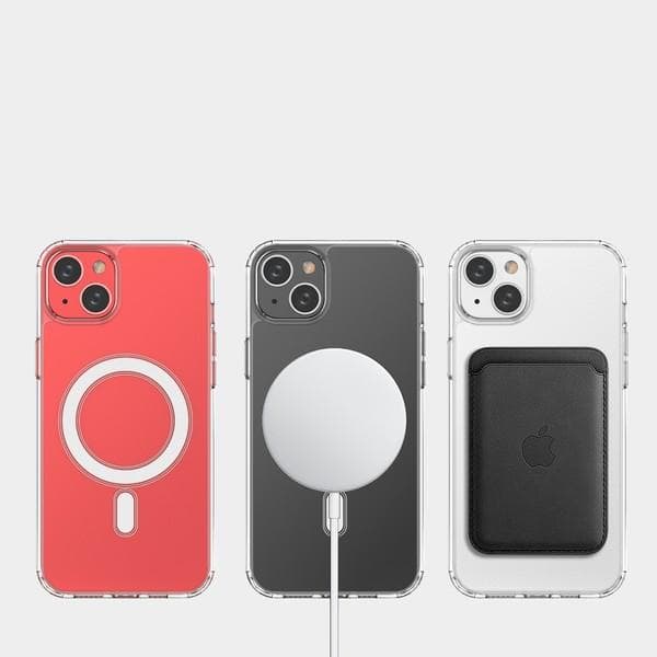 MagSafe Magnet Skal iPhone 15 Plus - Transparent