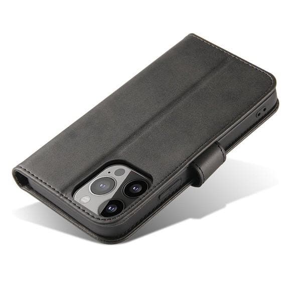 Magnet Case Flip Fodral med Ställ iPhone 15 Plus - Svart