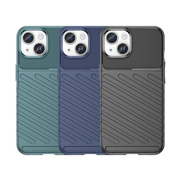Thunder Case Pansarskal iPhone 15 Plus - Mörkblå