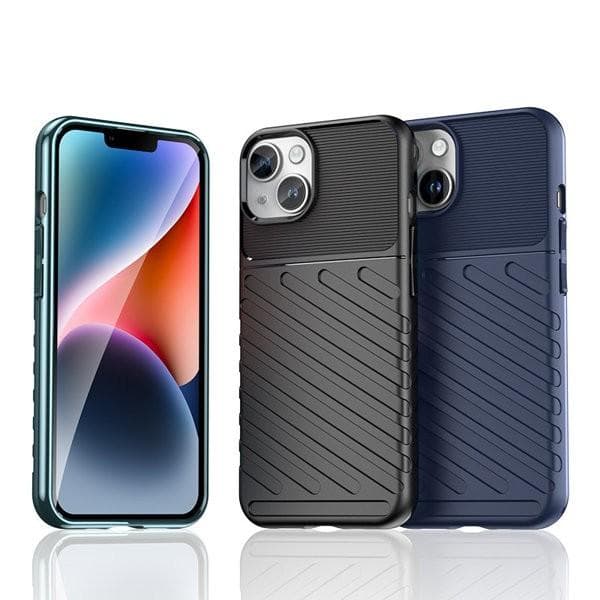 Thunder Case Pansarskal iPhone 15 Plus - Svart