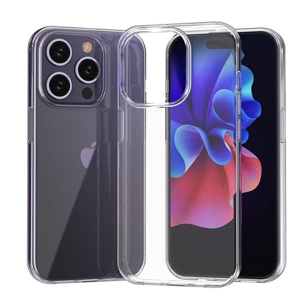 Ultra Clear Flexibelt Skal iPhone 15 Pro - Transparent
