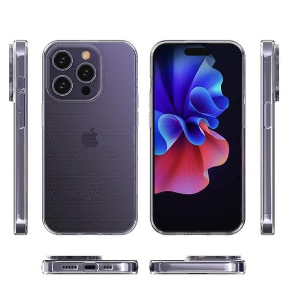 Ultra Clear Flexibelt Skal iPhone 15 Pro - Transparent