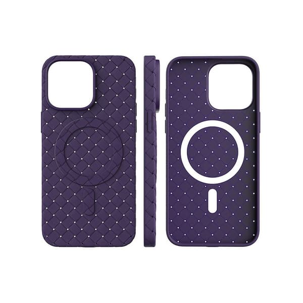 MagSafe Woven Case til iPhone 15 Pro Max - Sort