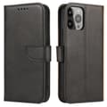 Miniatyrbillede 2 af 4: Pung etui med stativ til iPhone 15 Pro Max - Sort