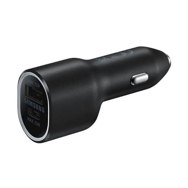 Samsung Billaddare USB-C & USB-A 40W Svart