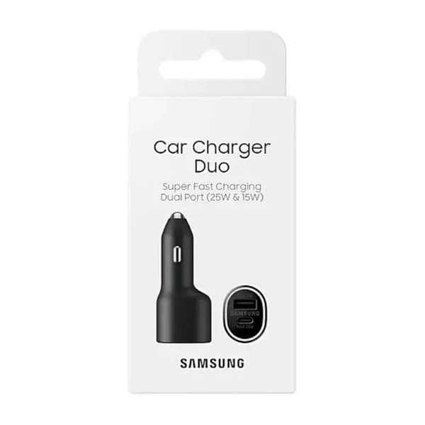 Samsung Billaddare USB-C & USB-A 40W Svart