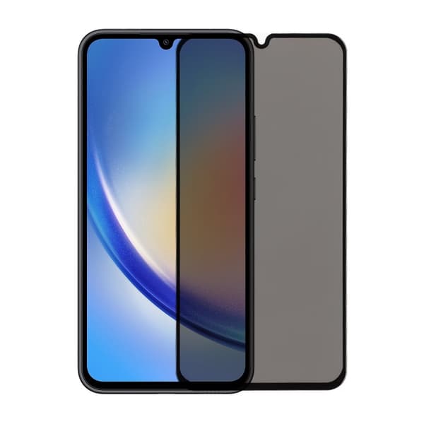 Skärmskydd Samsung Galaxy A34 5G - Privacy 3D Härdat Glas (miljö)