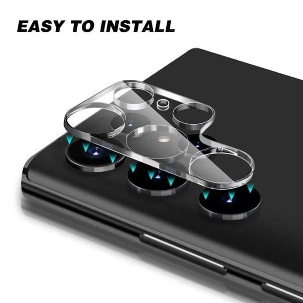 Samsung S24 Ultra -kameran linssin suojus karkaistua lasia