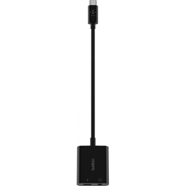 Belkin RockStar 3,5 mm ljud + USB-C laddning - ljudadapter