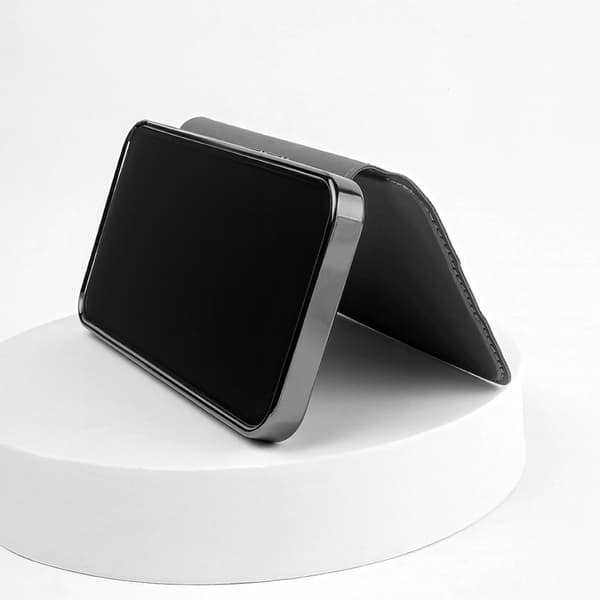 Smart Chrome Mag Deksel til iPhone 15 Plus - Svart