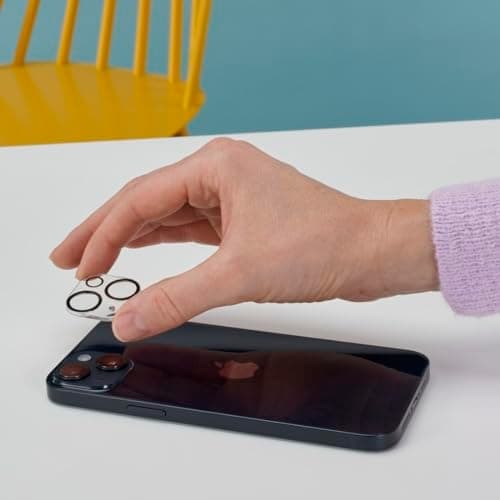 Hama kamera beskyttelsesglas til Apple iPhone 15/15 Plus, hærdet, gennemsigtig (00219927)