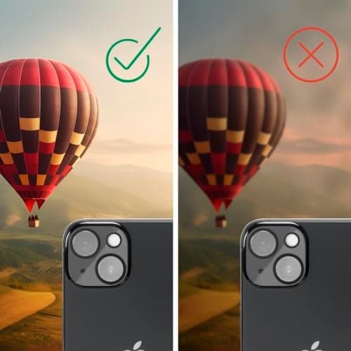 Hama kamera beskyttelsesglas til Apple iPhone 15/15 Plus, hærdet, gennemsigtig (00219927)
