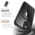 Miniatyrbillede 4 af 6: JT Berlin BackCase Pankow Hybrid MagSafe | Apple iPhone 15 Plus | sort/gennemsigtig | 11041 (11041)