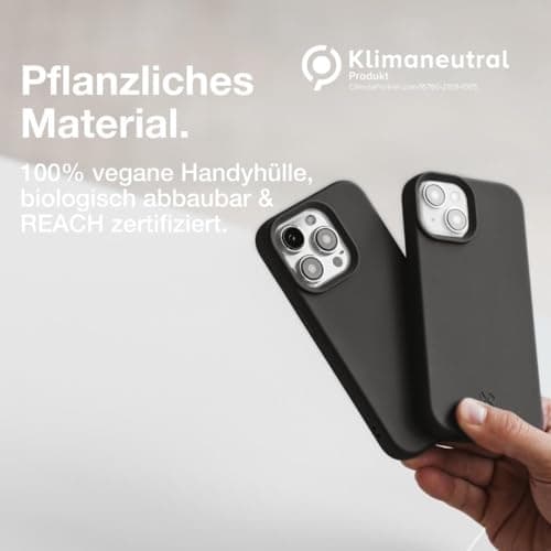 Woodcessories Bio Case Mobiltelefon Cover til Apple iPhone 15 Plus sort (ECO711)