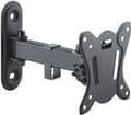Miniatyrbillede 1 af 6: PureLink PM-FM11-100 - Monteringssæt (ledarm, VESA adapter) - til LCD TV - stål - sort - skærmstørrelse: 33-68,6 cm (13"-27") - vægmontering