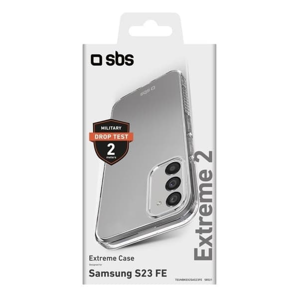 SBS TEUNBKEX2SAS23FE mobiltelefon etui 16,3 cm (6,4 tommer) cover gennemsigtigt