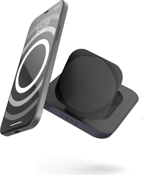 ZENS ZESC16B/00 Opladerhovedtelefoner til mobilenheder - Smartphone Sort AC Trådløs opladning Hurtigopladning indendørs (ZESC16B/00) Sort
