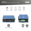 Miniatyrbillede 3 af 6: DIGITUS industriel Gigabit mediekonverter - 1x RJ45, 1x SC-Duplex 1310nm - single-mode fiber - 20 km rækkevidde - 10/100/1000 Mbps - DIN-skinnemonteri