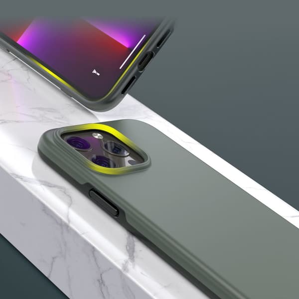 Cover til iPhone 13 Pro Max MFM Anti-drop cover grøn