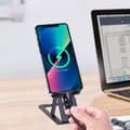 Miniatyrbillede 4 af 6: Sammenklappeligt stativ til telefon, smartphone, tablet, grå