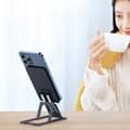 Miniatyrbillede 6 af 6: Sammenklappeligt stativ til telefon, smartphone, tablet, grå