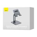 Miniatyrbillede 6 af 6: Metalstander til en desktop biaksial foldbar smartphone op til 13", grå