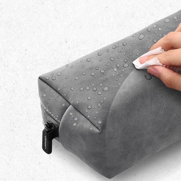 Fodral omslag organisatör multifunktionell ficka för tillbehör 19x12x8cm grå