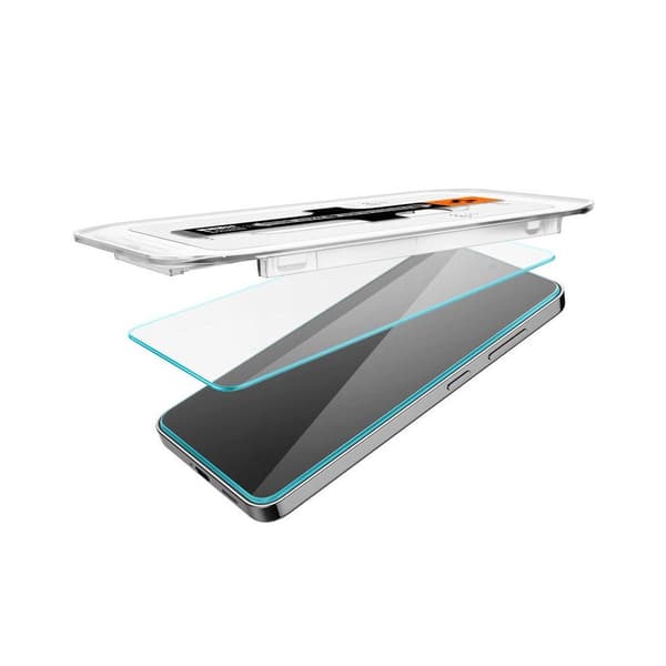 Spigen Glas.tR EZ Fit karkaistu näytönsuoja Samsung Galaxy S24:lle 2 kpl