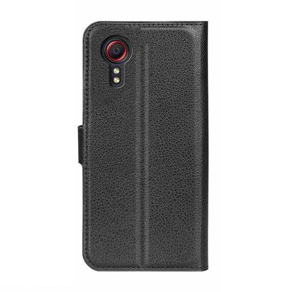 Samsung Galaxy Xcover 7 Plånboksfodral med Stativ - Svart