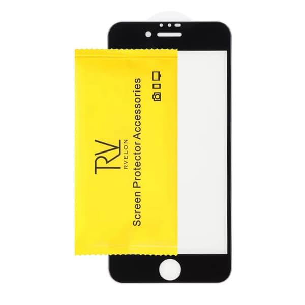 Skärmskydd iPhone SE 2020 - 3D Härdat Glas Svart Bulk